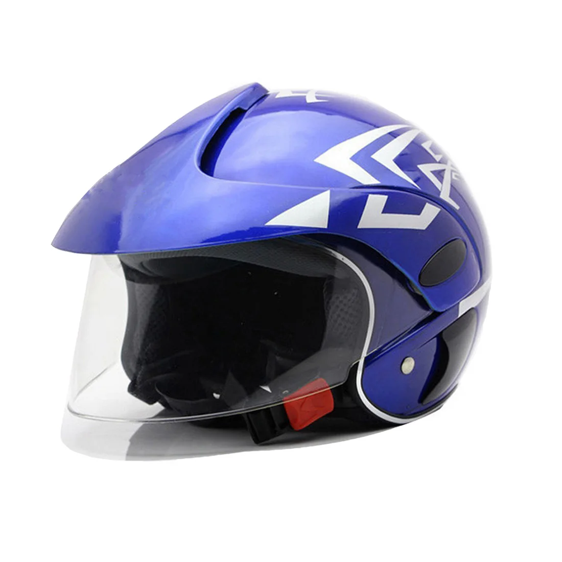 Dongzhen мотоциклетный шлем Винтаж полуоткрытый Capacete Moto Шлемы для детей Защита от солнца козырек Мотоцикл Детская безопасность скутер Шлемы