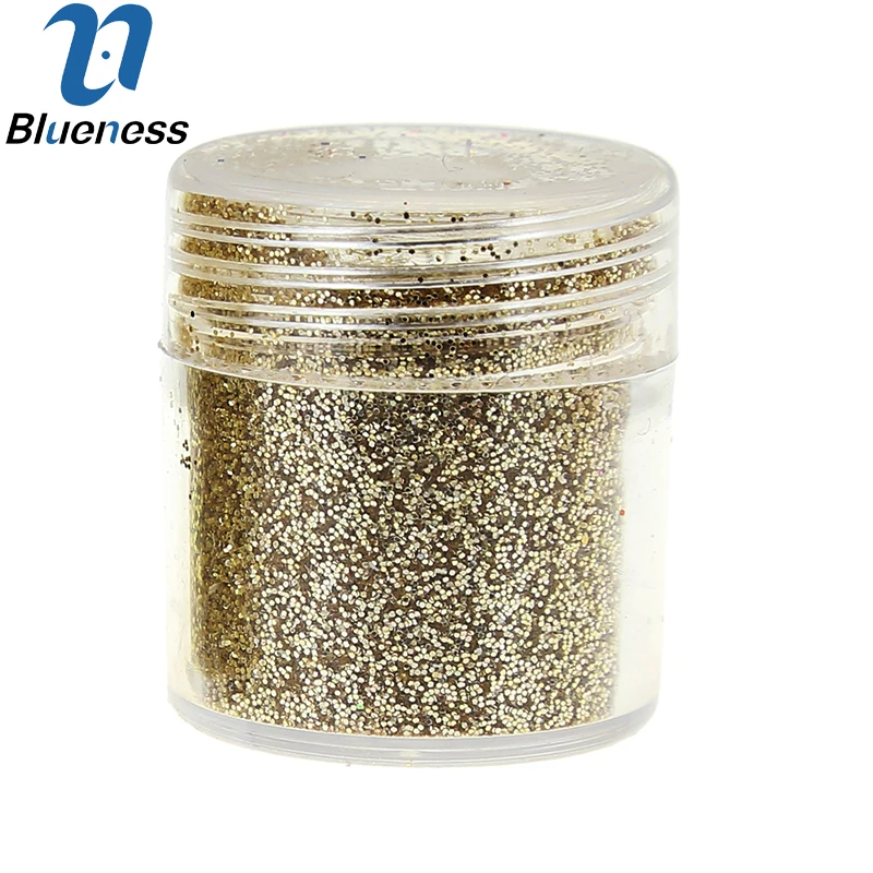 Блестящая Пыль для ногтей 3 коробки/набор золотые блестящая пудра из акрила