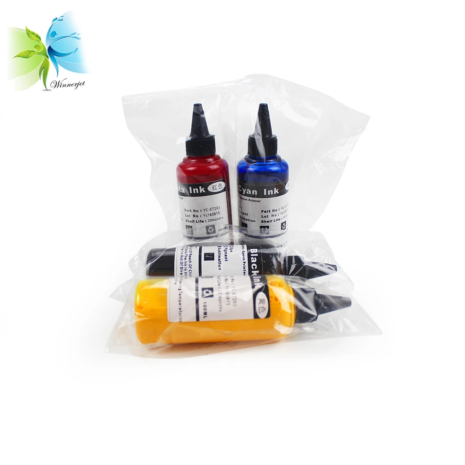 Чернила для принтера Epson L110 200 210 300 350 355 550 555 800 L WINNERJET 10 комплектов | Компьютеры и