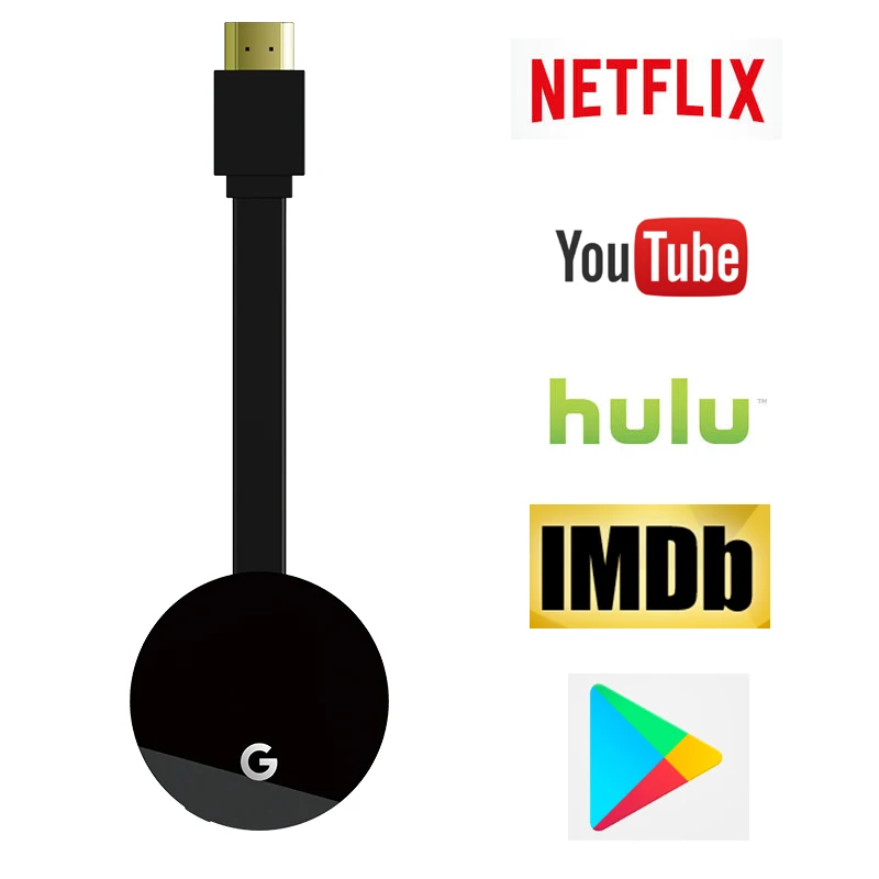 Wecast ТВ карты e68 поддержки Chromecast для Netflix YouTube зеркалирование по Google дома Miracast
