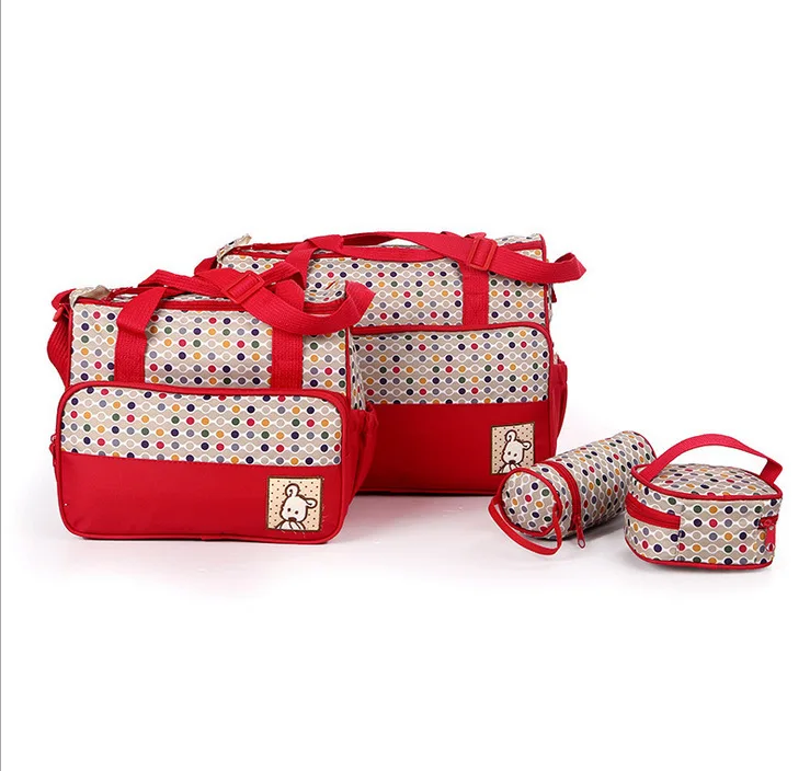 Многофункциональная сумка мессенджер для мам 5 шт./компл. 4 модели|baby diaper bags|diaper