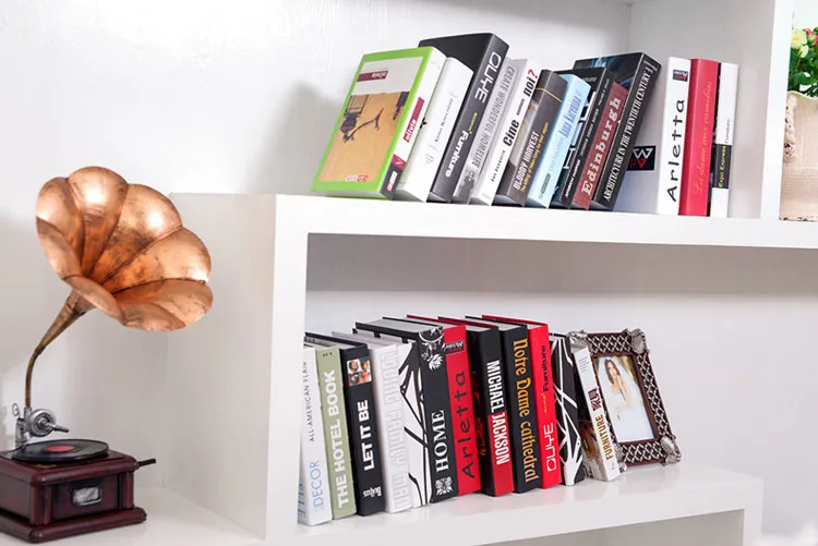 Старое время! Современная имитация B книг поддельные книги декоративные мебель