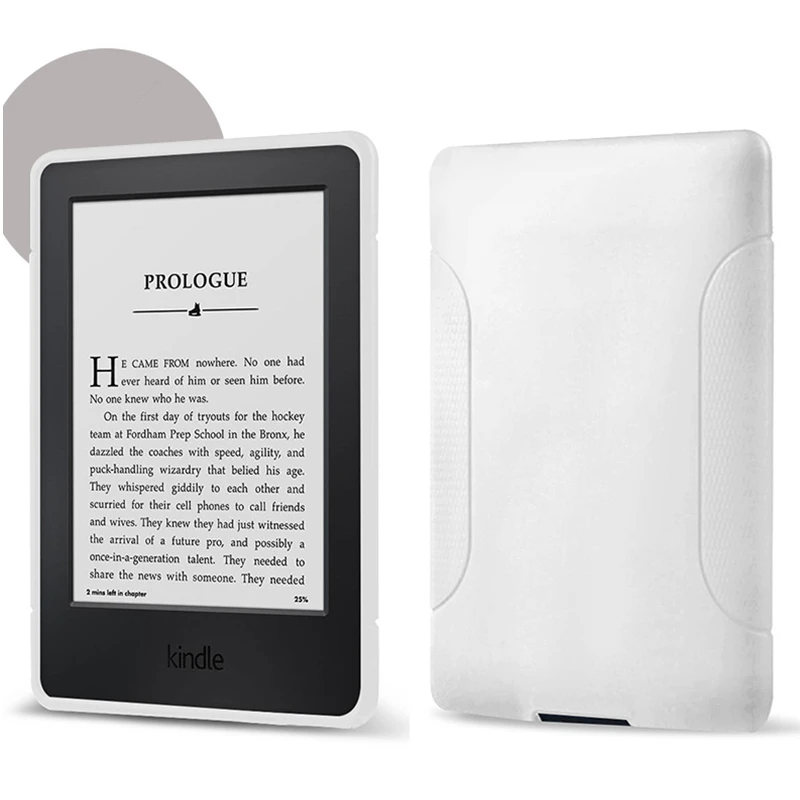 Мягкий силиконовый чехол для Kindle Paperwhite 1/2/3/4 Чехол для электронной книги задняя защитная крышка для Amazon Kindle Paperwhite 4 принципиально+ ручка