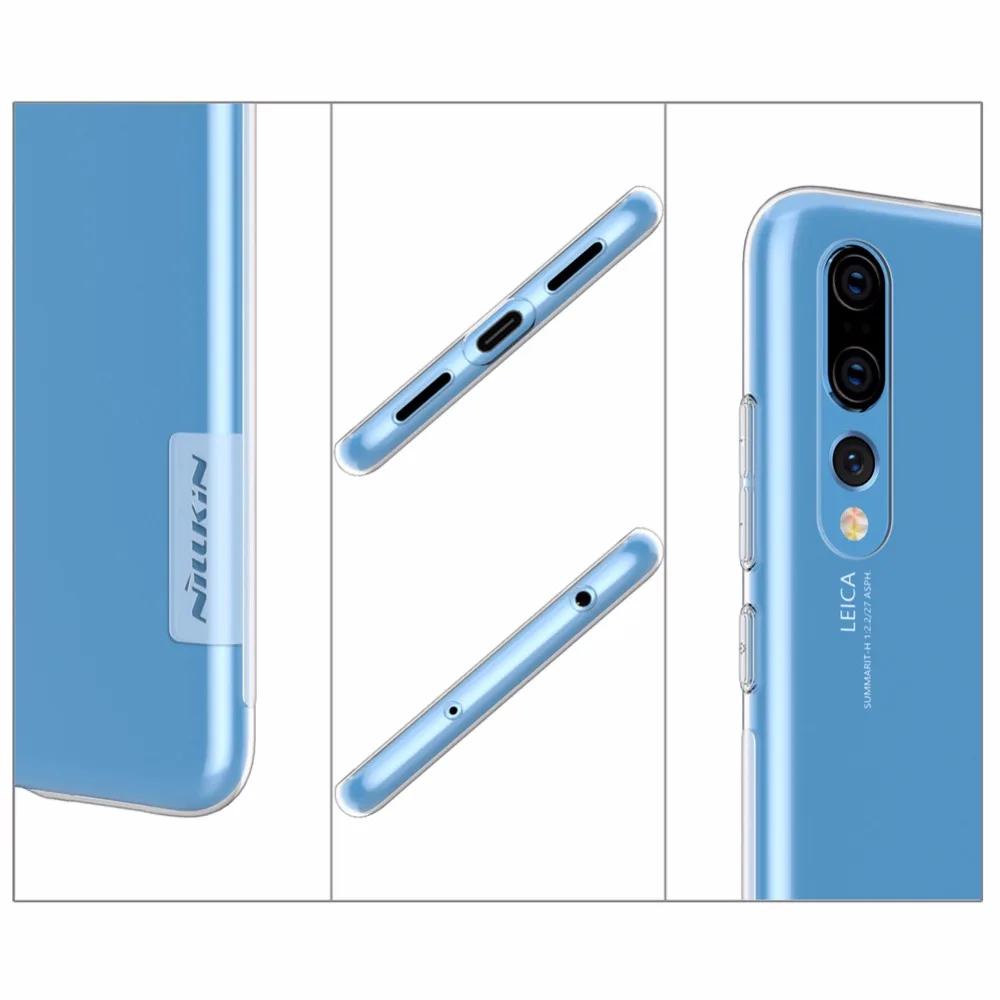 Чехол для huawei P20 Pro, чехол для huawei P20 Plus, ультра тонкий прозрачный чехол NILLKIN из ТПУ, прозрачный, мягкий чехол для задней панели