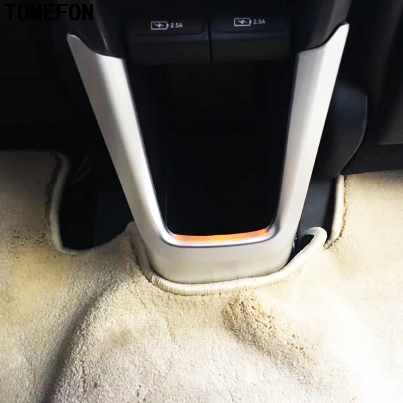 TOMEFON 2 шт. для Acura CDX 2016 2017 2018 ABS хромированный задний подлокотник вентиляционная