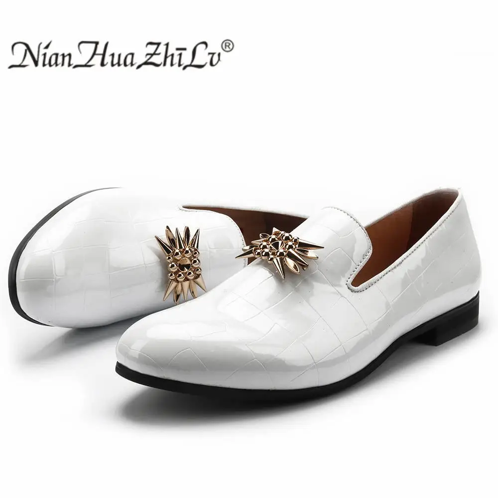 2019 New Style Leather Men Loafers Birthday Party And Wedding dress Shoes Luxurious Handmade men Male's Flats | Обувь
