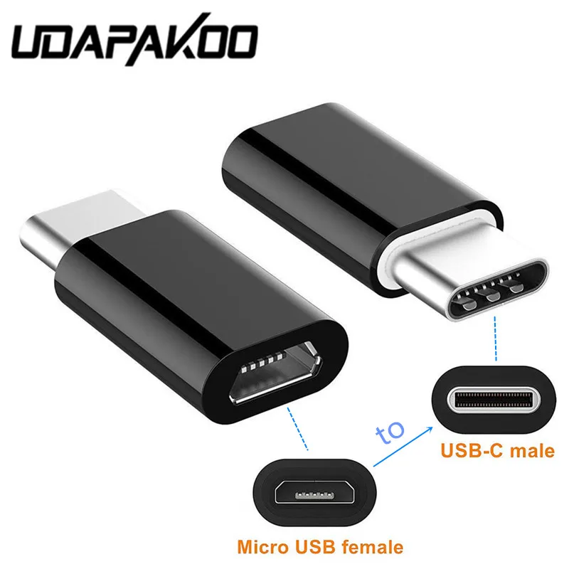 Переходник с Micro USB на Type C для зарядного устройства Samsung galaxy S9 A3 A5 A7 2017 A8 2018 Bluboo S8 Doogee