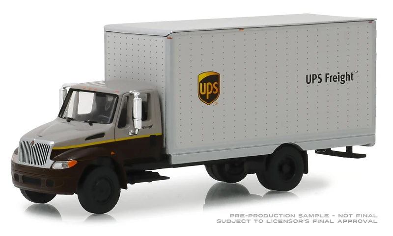 GreenLight 1:64 UPS фрахт 2013 международная коробка фургон игрушечный автомобиль из