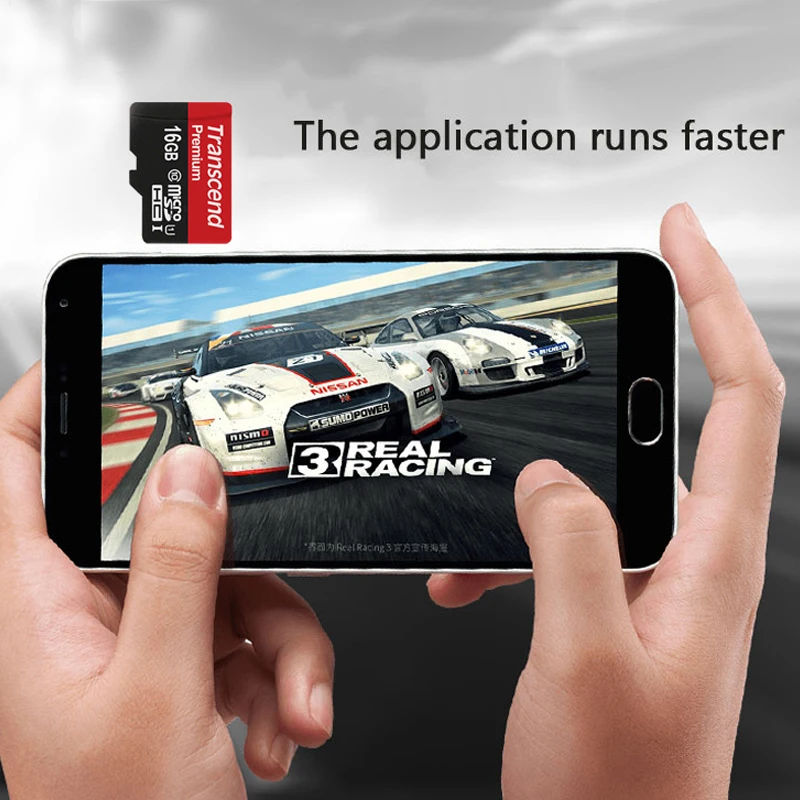 Оригинальные Transcend Micro SD Card 64 ГБ 32 ГБ оперативной памяти, 16 Гб встроенной памяти, высокая Скорость 90 МБ/с. UHS-I Премиум карты памяти MicroSD карта SDXC карты памяти SDHC TF слот для карт памяти