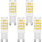 Светодиодный двухконтактный светильник G9, 10 шт., 4 Вт, 400-500 лм, G9, светодиодный, T51, светодиодный, SMD 2835, водонепроницаемый, теплый белый, холодный белый, 220-240 В