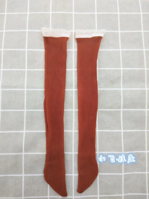 Чулки для кукол BJD Красные кружевные чулки кирпичной расцветки 1/3 DD SD аксессуары