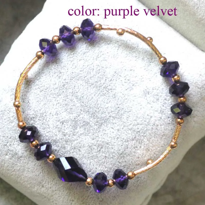 Модные браслеты и покрытые розой с кристаллами для женщин 3A51310-768 (WZ) модные