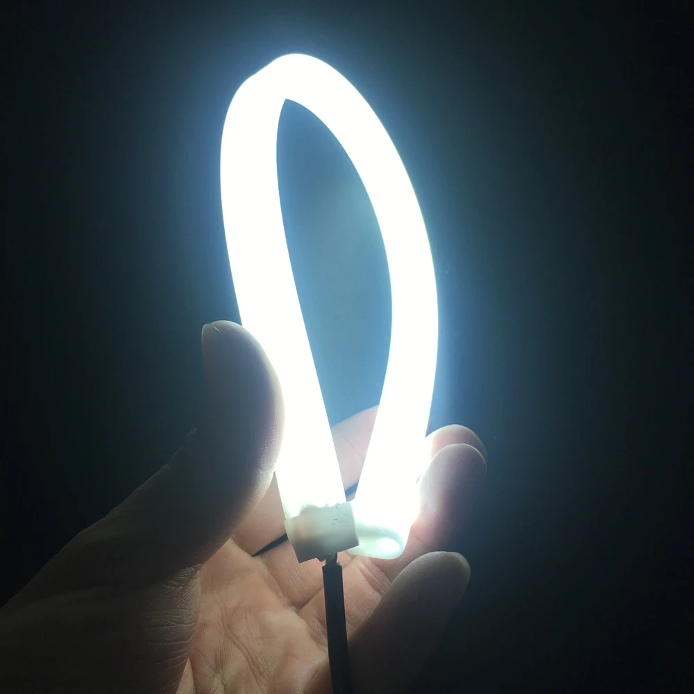 2 шт. 30 см белый Янтарный дневные ходовые огни светодиодный DRL полоса ангельские