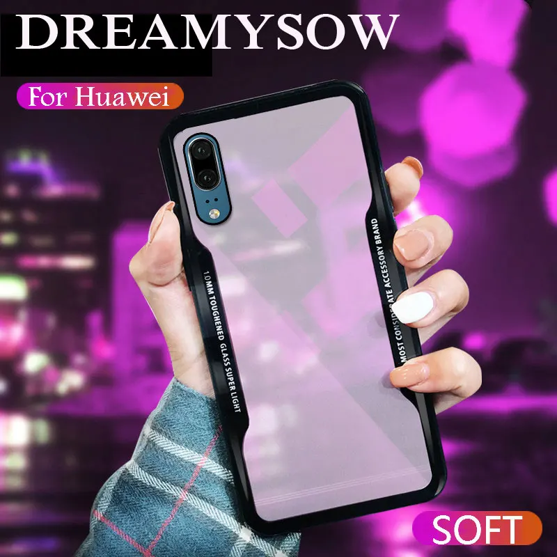 Акриловые Ультратонкий чехол для huawei Y6 Y7 Y9 P Smart P20 P30 противоударный мягкий чехол для Honor 10i 20i 8X 8C 8A 9 10 Lite чехол