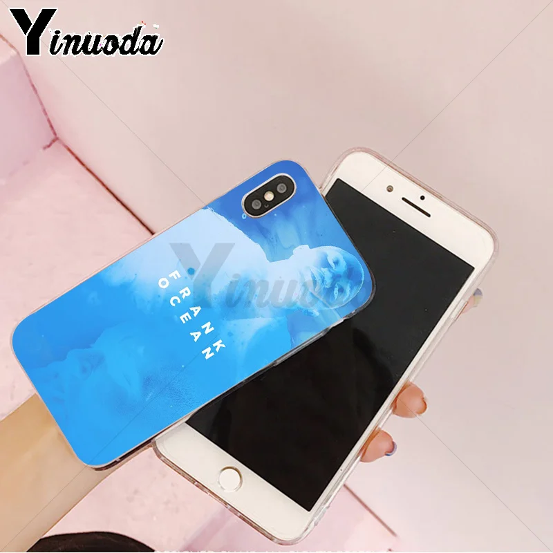 Yinuoda рисунок Frank Ocean Smart Cover Soft Shell чехол для телефона для iPhone 8, 7, 6, 6 S, Plus, 5, 5S SE XR X XS MAX корпус под плетенную сумку