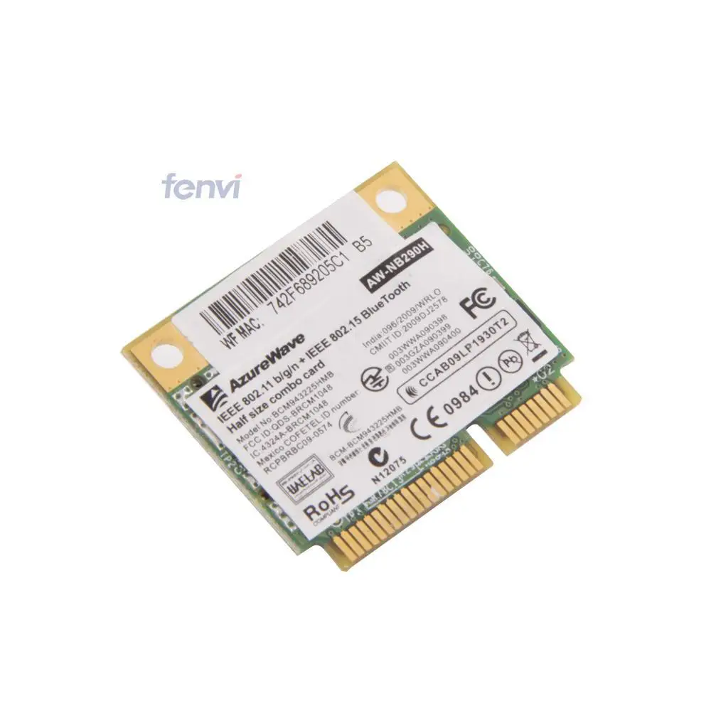 Ноутбук Wan Сети PCI E Карты Broadcom Bcm943225hmb BCM943225 802.11b/g/n 300 Мбит Беспроводной Wi Fi Bluetooth