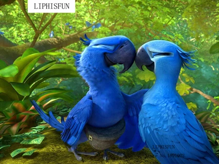 

Diamond Embroidery Diy 5d Diamond Painting Cross Stitch Lovely Parrot Rhinestone Pasted Painting Home Decor