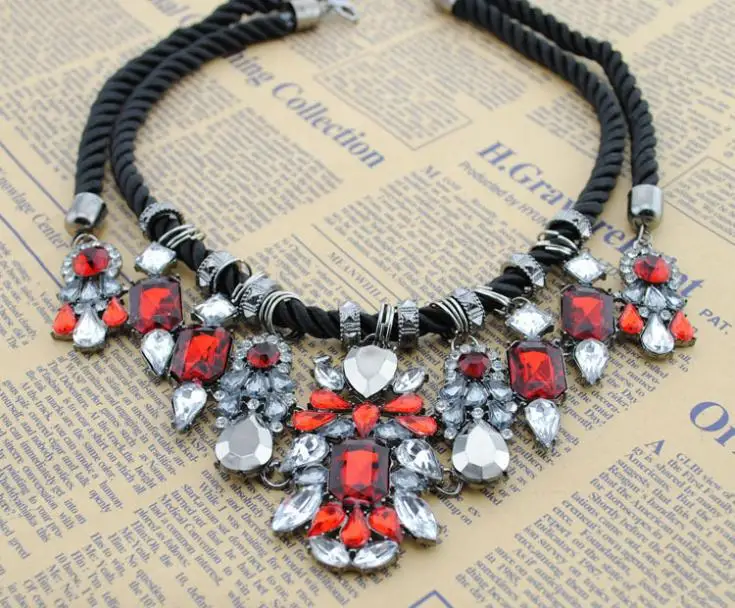 HOUDA 2017 Новый бренд женские массивные ожерелья Чокеры и кулон высокое качество