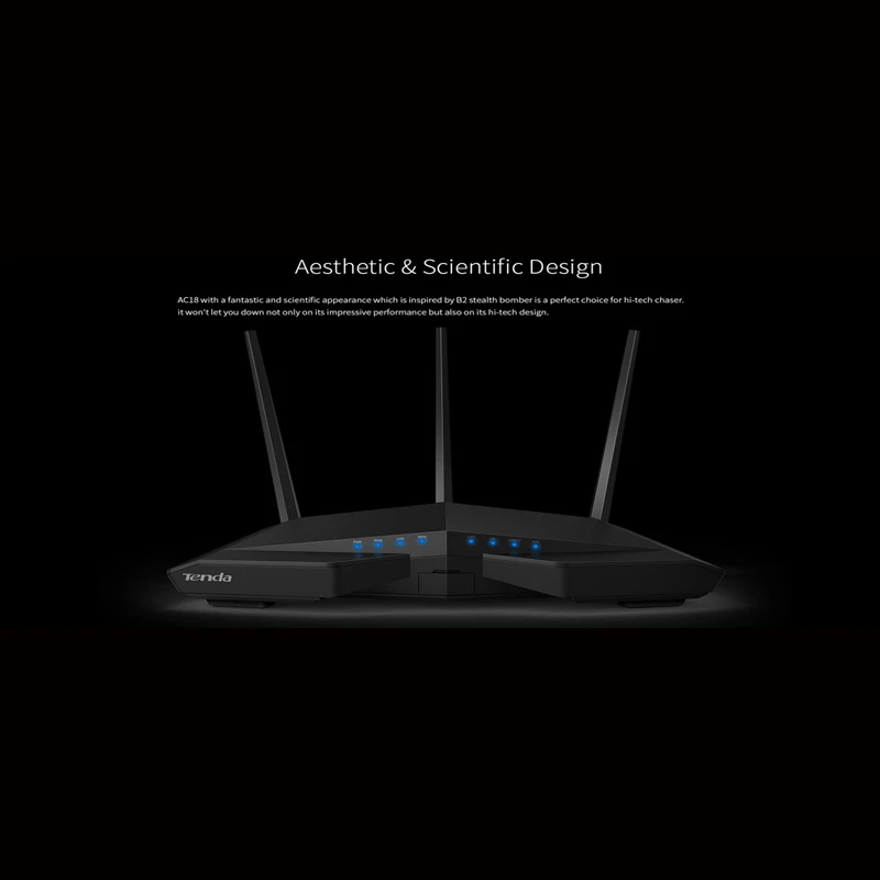 Tenda AC18 двухдиапазонный гигабитный AC1900M беспроводной маршрутизатор USB3.0 1 порт