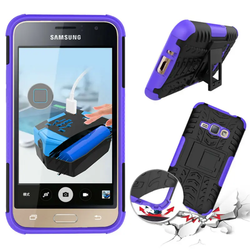 Phone Case For Samsung Galaxy J1 J5 J7 Случаи Luxury ТПУ PC Защитный Держатель Стенд Dazzle Стиль Задняя