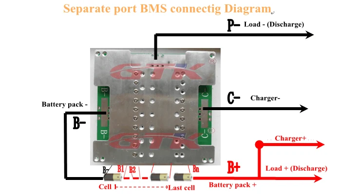 12v 14,4 v 6s 100A литиевая титановая плата защиты батареи LTO BMS pcb 6s 100A для высокотокового применения DIY Аккумуляторный блок