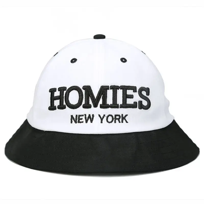2017 Новый Бренд Моды Хлопка ведро hat КОРЕШЕЙ Письмо Унисекс Шапки Вс Шляпы Рыбак Cap