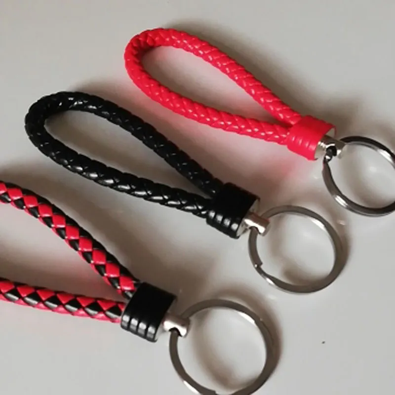 2018 кожаные веревочные брелоки ручной работы Плетеные съемные брелки для Subaru Forester