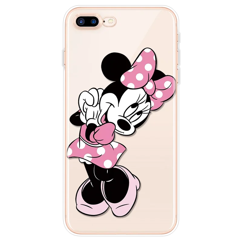 miniywt Милый мультяшный чехол для iPhone 6, чехол 8, 7 Plus, 6 S, XR, 5S, 5C, 4, 4S, SE, 11 Pro, Max, для Fundas, iPhone XS, Max, чехол, TPU, для iPhone X, чехол - Цвет: miniywt