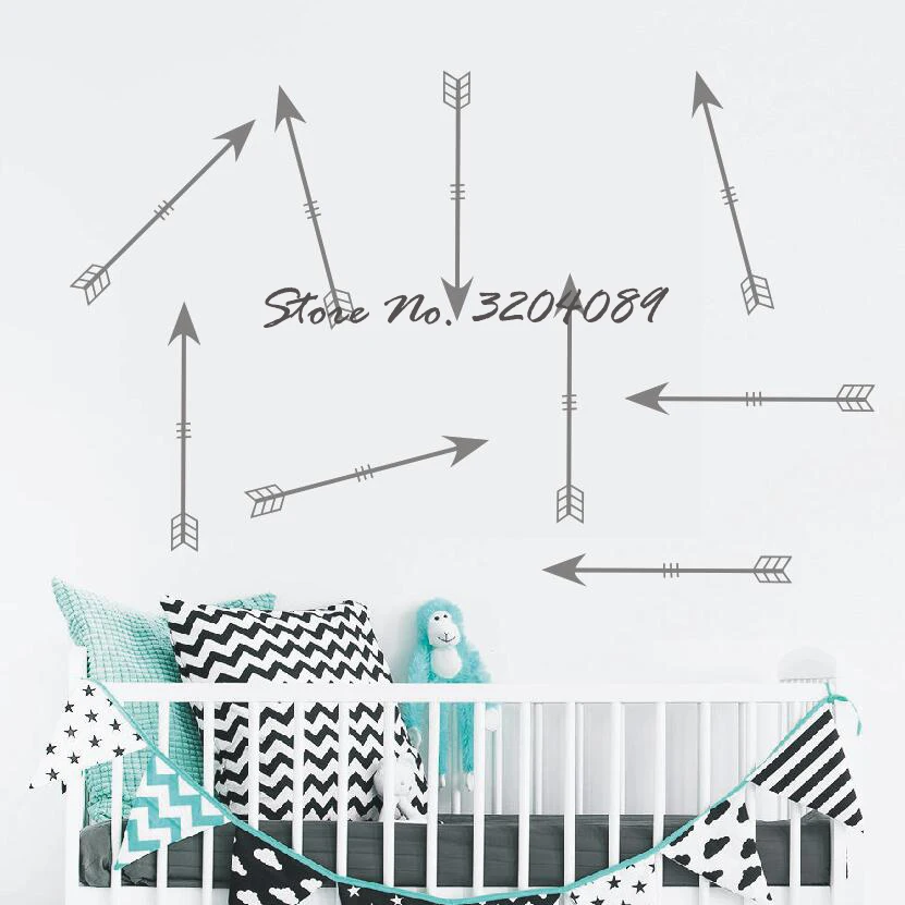 Элегантные праздничные скандинавские настенные наклейки различных цветов с