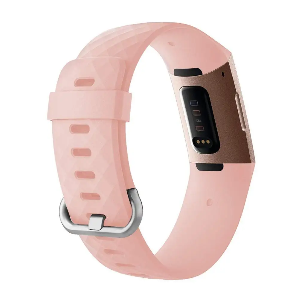 G Силиконовые спортивные повязки заменить Мужские t для Fitbit Charge 3 для женщин мужчин маленький большой классический регулируемый браслет ремешок браслет 9,14 - Цвет: G