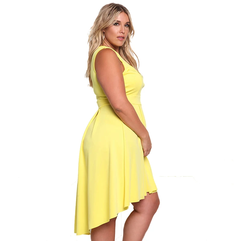 WHZHM летнее черное платье трапециевидной формы большого размера женские