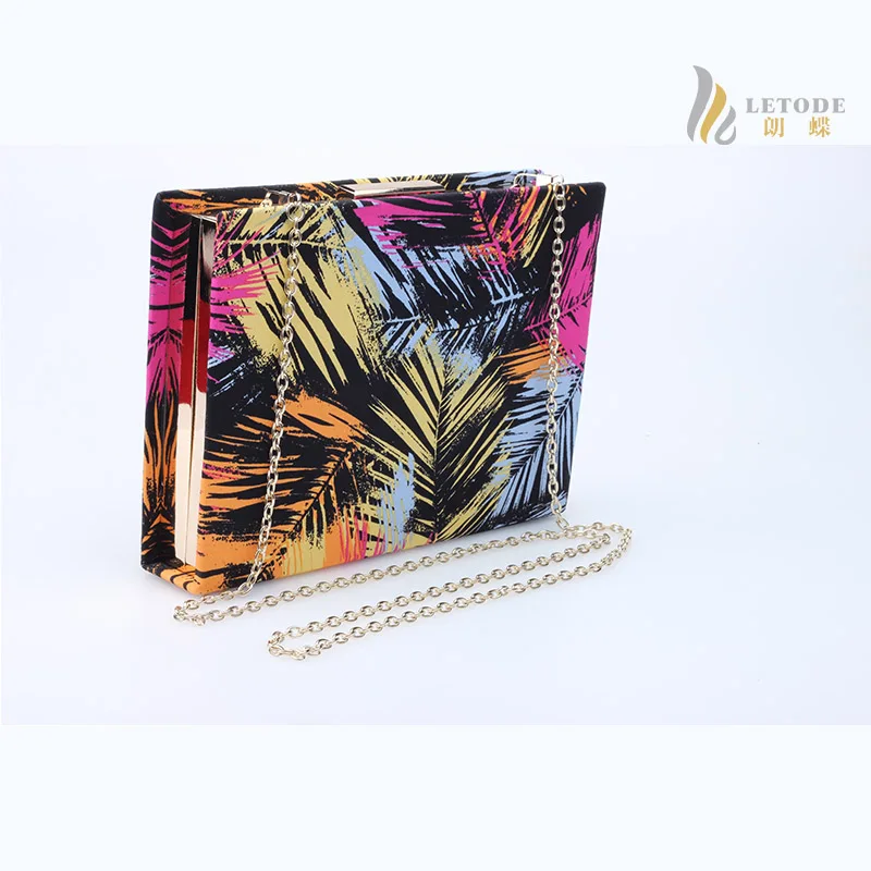 Прямоугольная Сумка клатч с принтом кокосового дерева дамские сумки клатчи