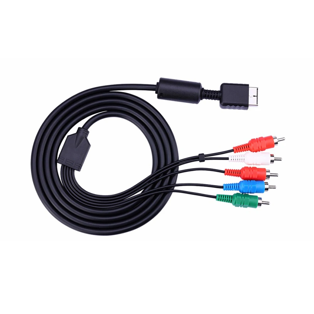 Для PS2 до 5RCA Компонент HD AV кабель TV RCA Аудио Видео Кабель VGA для оригинальной