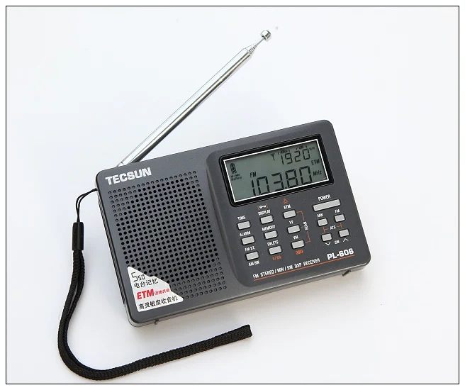 Tecsun Pl-606-цифровой PLL Портативный Радиоприемник FM Стерео/LW/SW/MW DSP Приемник Хороший |