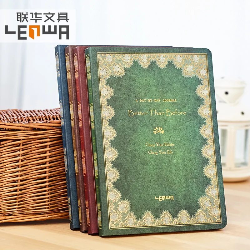 LENWA простой ретро студенческий блокнот креативный бизнес дневник 1 шт|Записные
