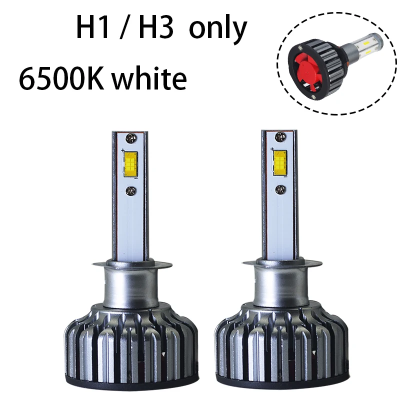 2 * суперяркие H4 светодиодные лампы 12000LM 80 Вт автомобилей H7 светодиодный головной