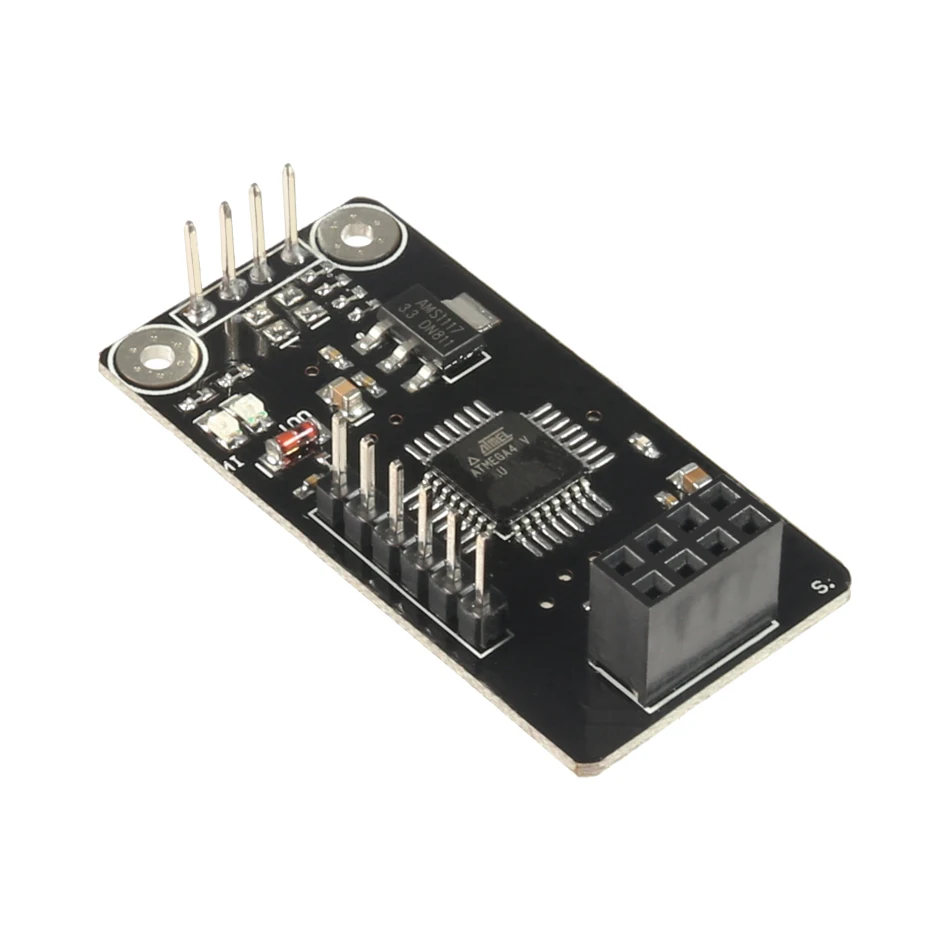 Разъем адаптера Aokin ATMEGA48 NRF24L01 плата модуль беспроводной защиты SPI к IIC I2C TWI