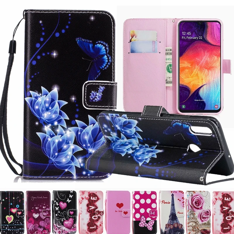 Чехол-бумажник флип-чехол для samsung Galaxy M30S A10 S A20 A30 A10 A40 A10S A20S A30S A50 A70 M10 A20E J4 J6 плюс A6 A8 A7 S10 S10E