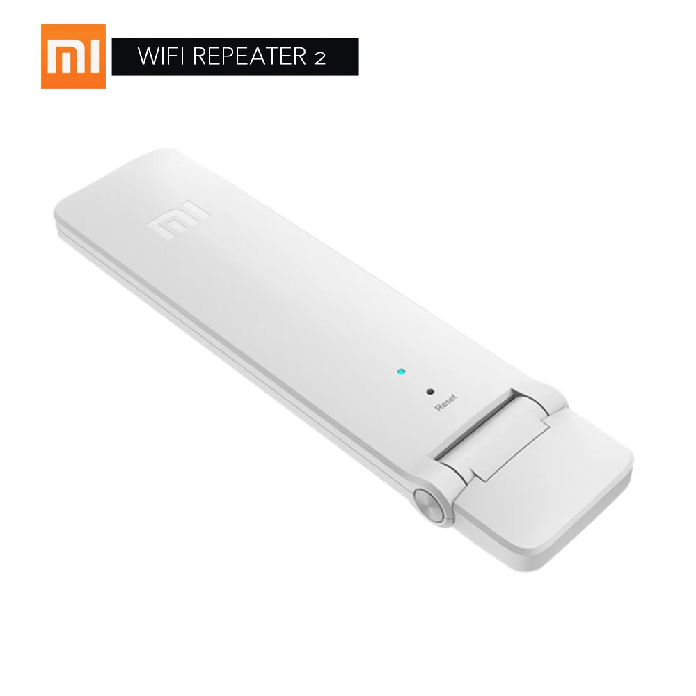 2Pcs/Lot Xiaomi WIFI Repeater 2 Amplifier Extender 300Mbps Amplificador Wireless WiFi Router Expander for Mi Router CN Version