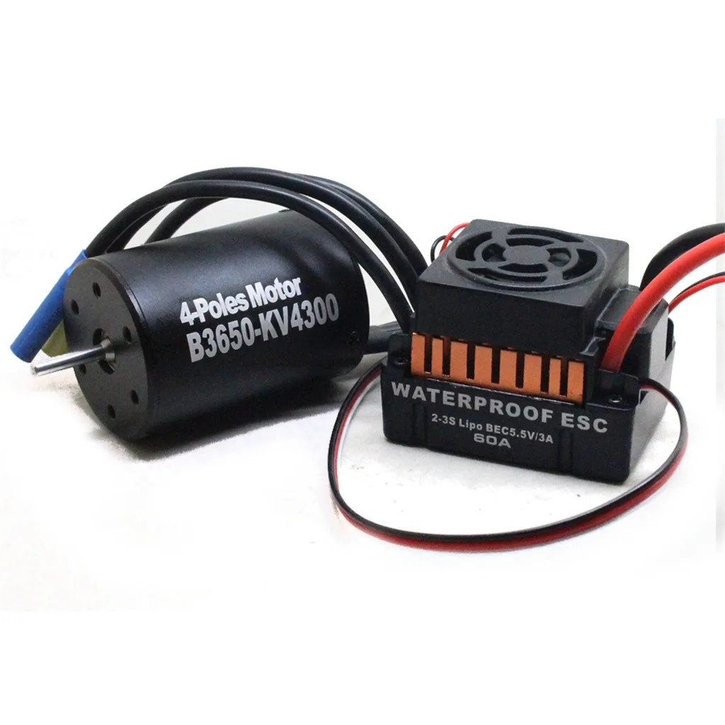 GoolRC водонепроницаемый 45A 60A RC бесщёточный ESC BEC автозапчасти электрический