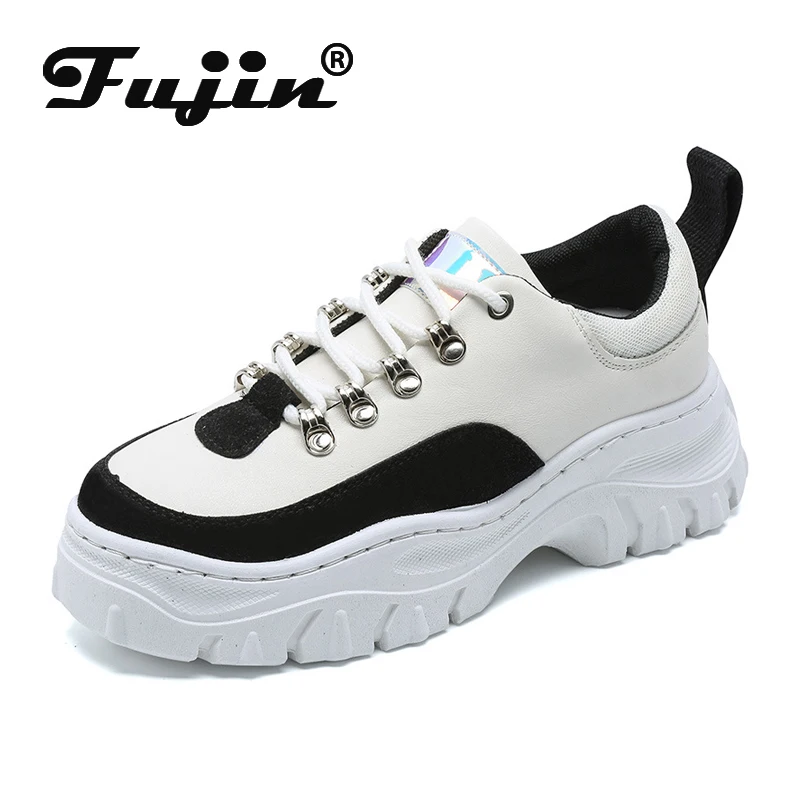 Fujin Old/женская обувь Легкая белая Прямая поставка Женская Модная повседневная с