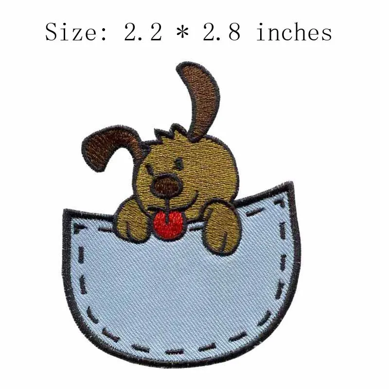 

Brown bear 2.2"wide embroidery patch for iron on backing/tongue/feet
