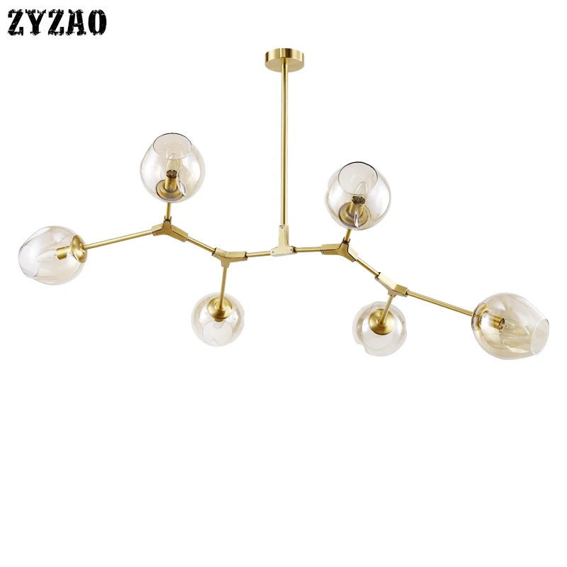 Современный подвесной светильник в скандинавском стиле дизайнерские стеклянные