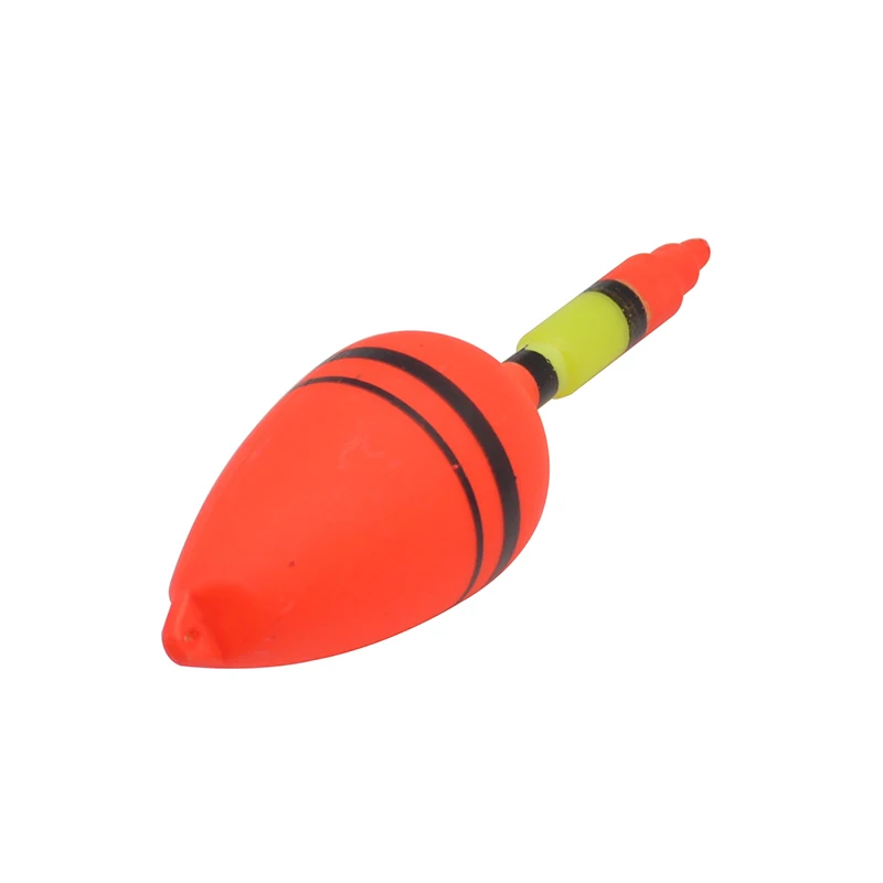 Plastic Fishing Floats 2pcs/lot Red Hard Sea Float Bobber Vertical Buoy For Bighead Carp Rig Test 20-50g |