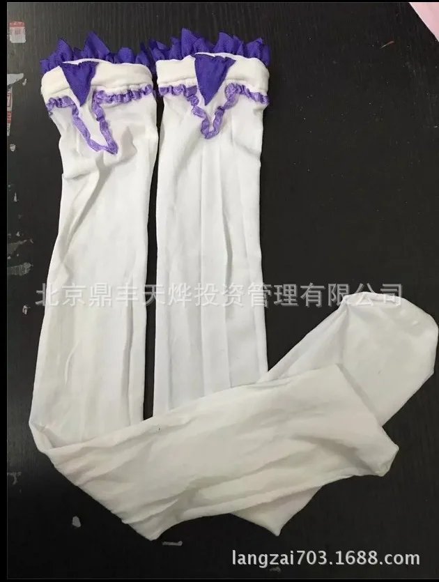 Re Zero Hajimeru Isekai Seikatsu Emilia, парики, костюмы для косплея, женское платье с головным убором для Хэллоуина, вечерние