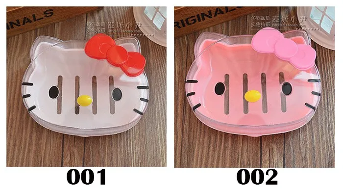 Kitty Cat прозрачная оригинальная мыльница держатель для туалетного мыла мыльница держатель для хранения тарелок сушка на подносе Креативные кухонные инструменты