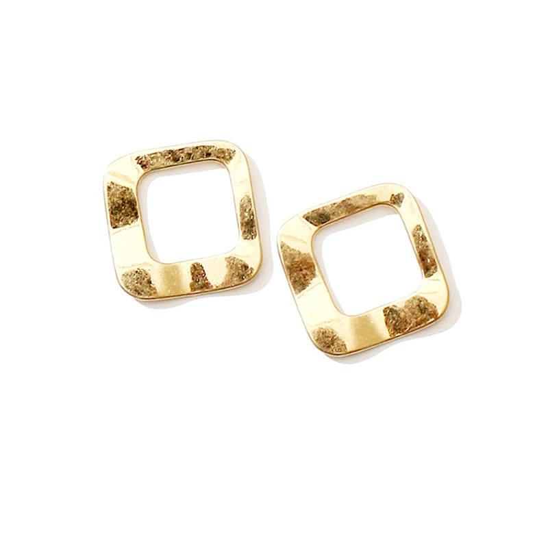 Женские серьги гвоздики с геометрическим рисунком GWACC корейские Металлические