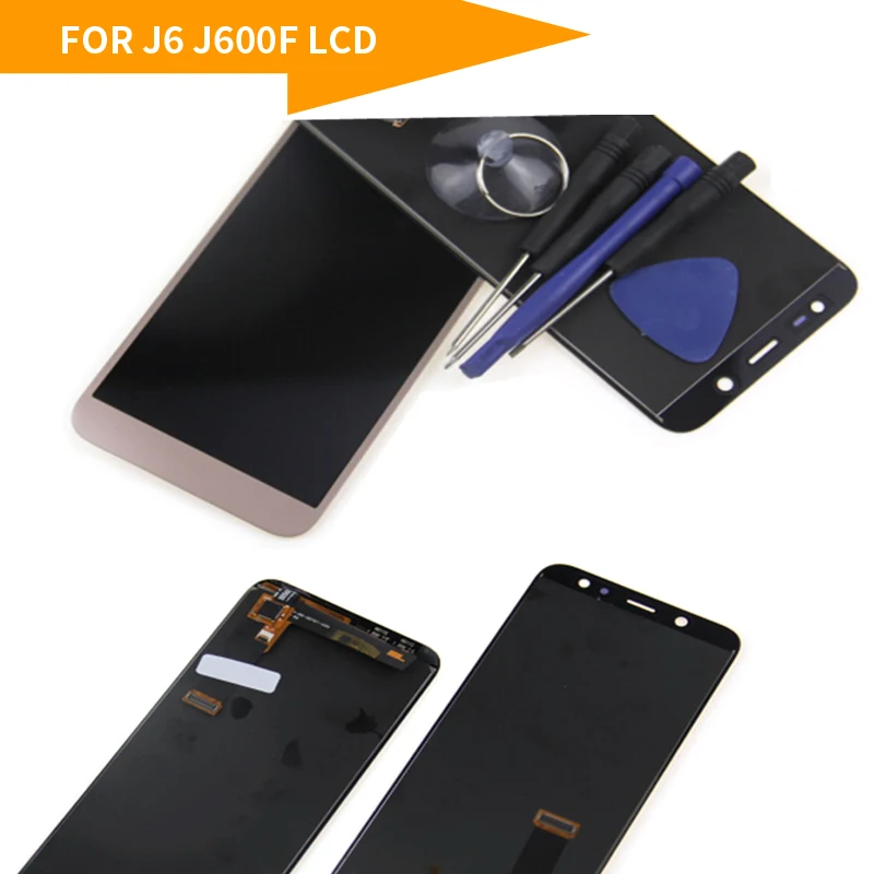 ЖК дисплей J6 для Samsung GALAXY J600f сменный дигитайзер сенсорного экрана +
