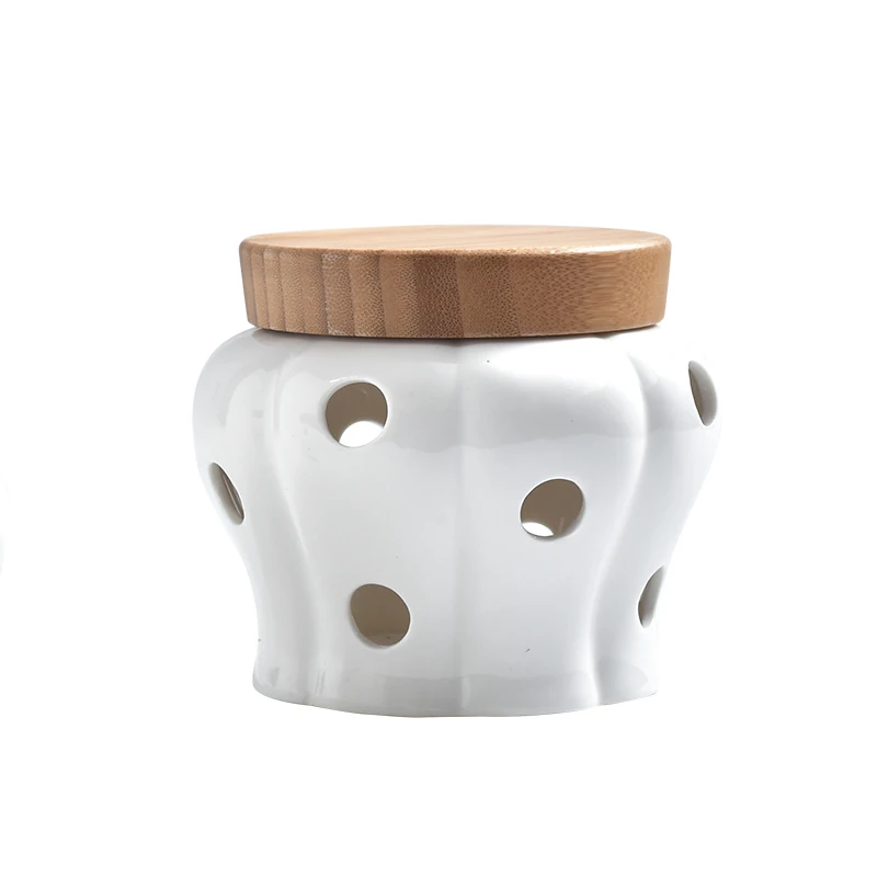 

Carved Storage Jar Kitchen Storage Box Ceramic Box