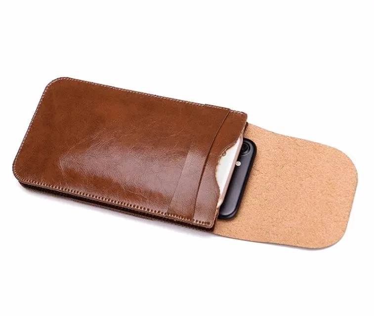 Новый Открытый Микрофибра Кожа Ретро Двойные Слои Талии Сумка Футляры Для Acer Liquid